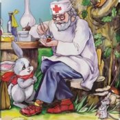 Обложка Сказки для детей – «Доктор Айболит» Корней Чуковский