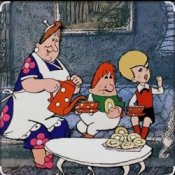 Обложка 5.Сказки для детей – Карлсон который живет на крыше опять прилетел.