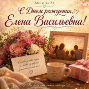 Minatrix AI - С Днем рождения, Елена Васильевна!