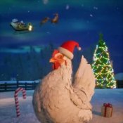 Обложка J.Geco – Christmas Chicken (Merry Chickmas)